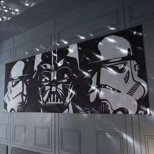 COPY - POTTERY Barn Star Wars Storm Trooper Panoramic Wall Mural